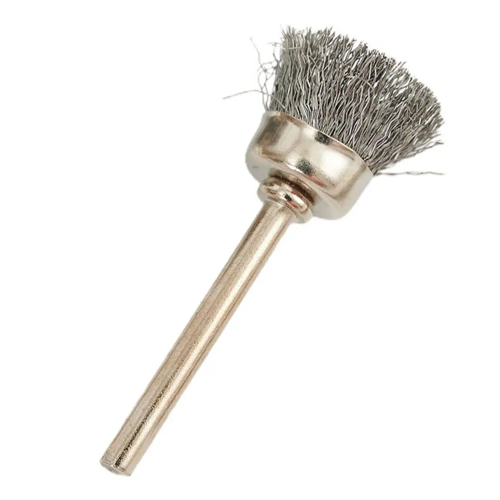 15pcs 15mm Stainless Steel Wire Cup Wheel Brushes 3mm Shank Polishing Brush Abrasive Tool Wheel Brush For Drill Rotary Tool Acce
15pcs 15mm Stainless Steel Wire Cup Wheel Brushes 3mm Shank Polishing Brush Abrasive Tool Wheel Brush For Drill Rotary Tool Acce