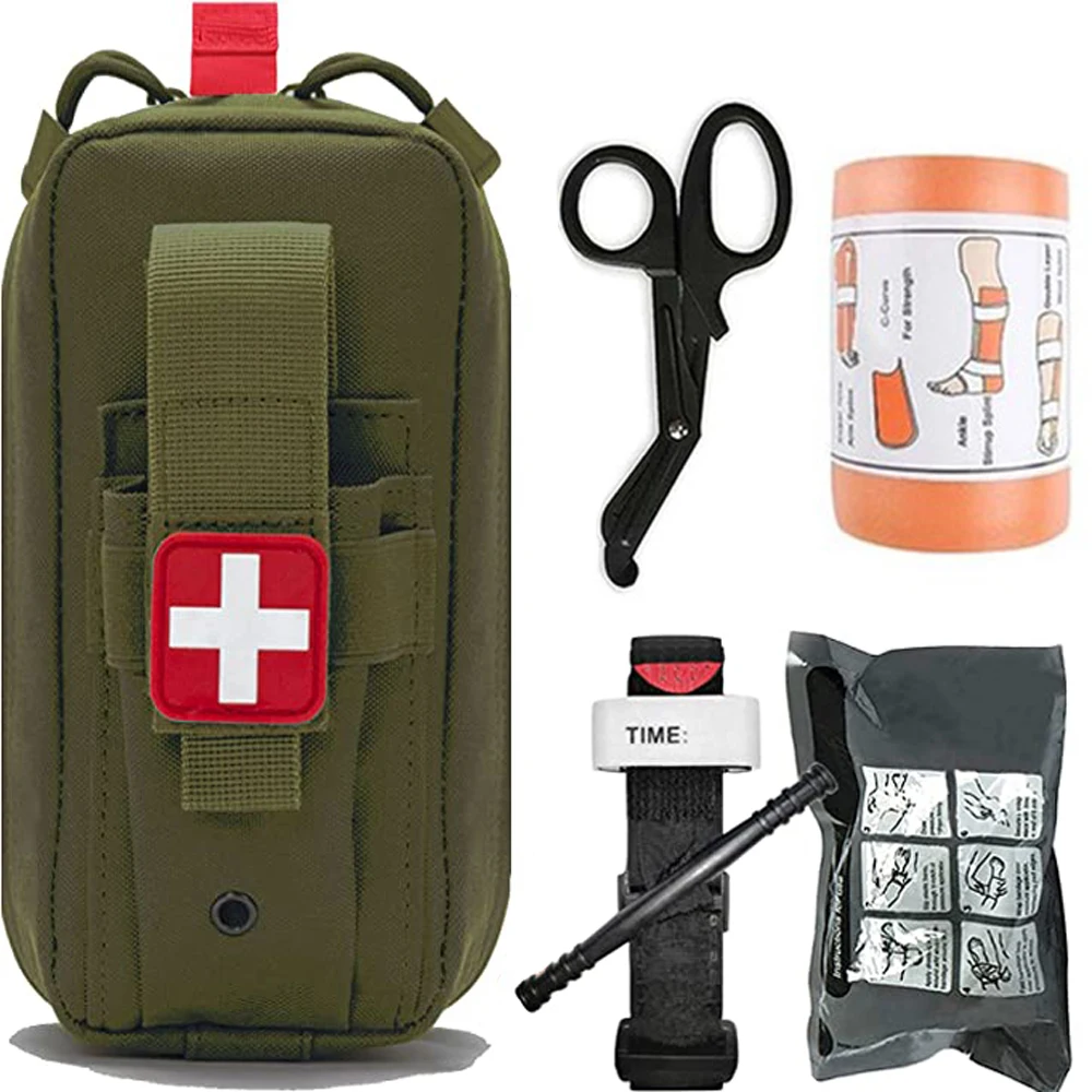 5pcs Survival First Aid Kit Molle Outdoor Gear Emergency Kits Trauma Bag For Camping Hunting Disaster Adventures Survival Kit
5pcs Survival First Aid Kit Molle Outdoor Gear Emergency Kits Trauma Bag For Camping Hunting Disaster Adventures Survival Kit