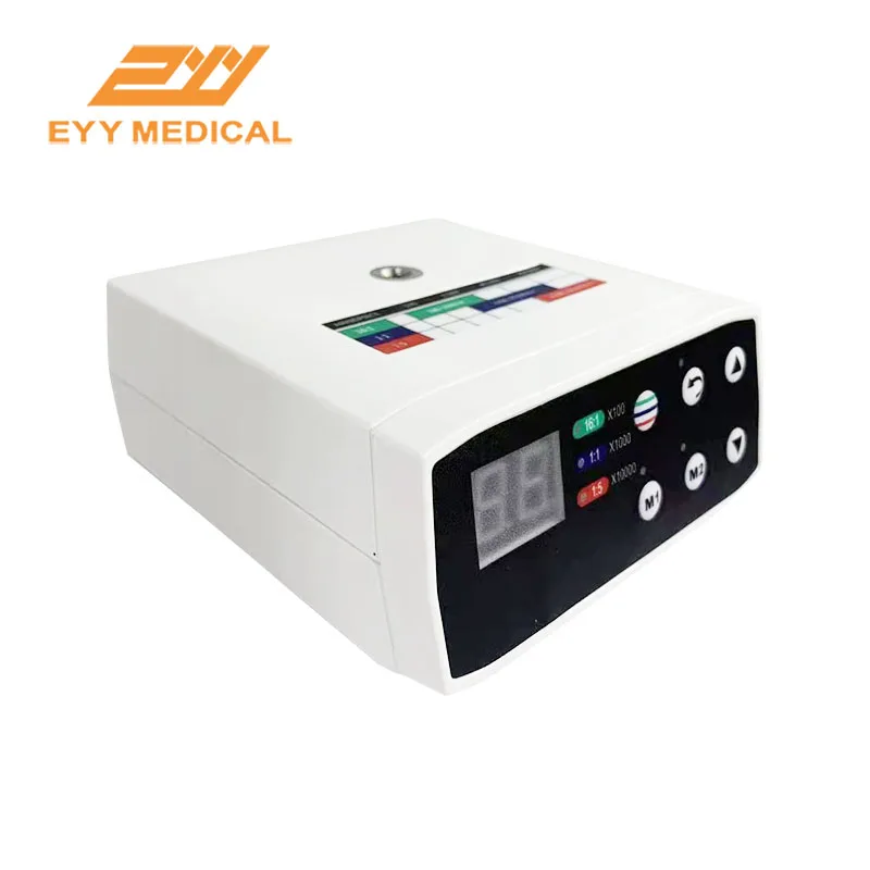 EYY Contra Angle Dental 1:5 Ratio Fiber Optic Red Ring with Brushless Electric LED Micro Motor 1:5 High Rotation Pen
EYY Contra Angle Dental 1:5 Ratio Fiber Optic Red Ring with Brushless Electric LED Micro Motor 1:5 High Rotation Pen