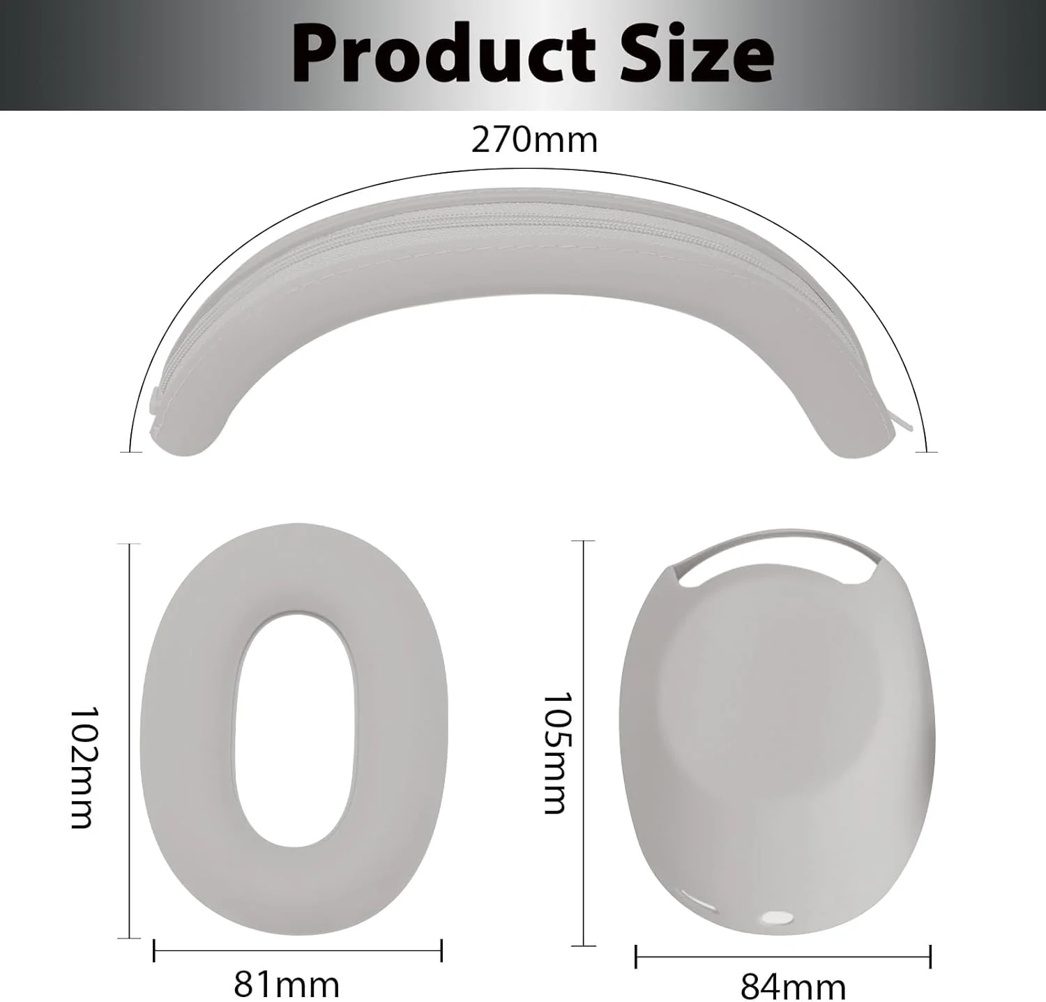 KUTOU3-in-1 Silicone Sweat Case Cover for Sony WH-1000XM6 Headphones Silicone Ear Pads Covers Headband Cover 1000XM6 Accesories KUTOU3-in-1 Silicone Sweat Case Cover for Sony WH-1000XM6 Headphones Silicone Ear Pads Covers Headband Cover 1000XM6 Accesories