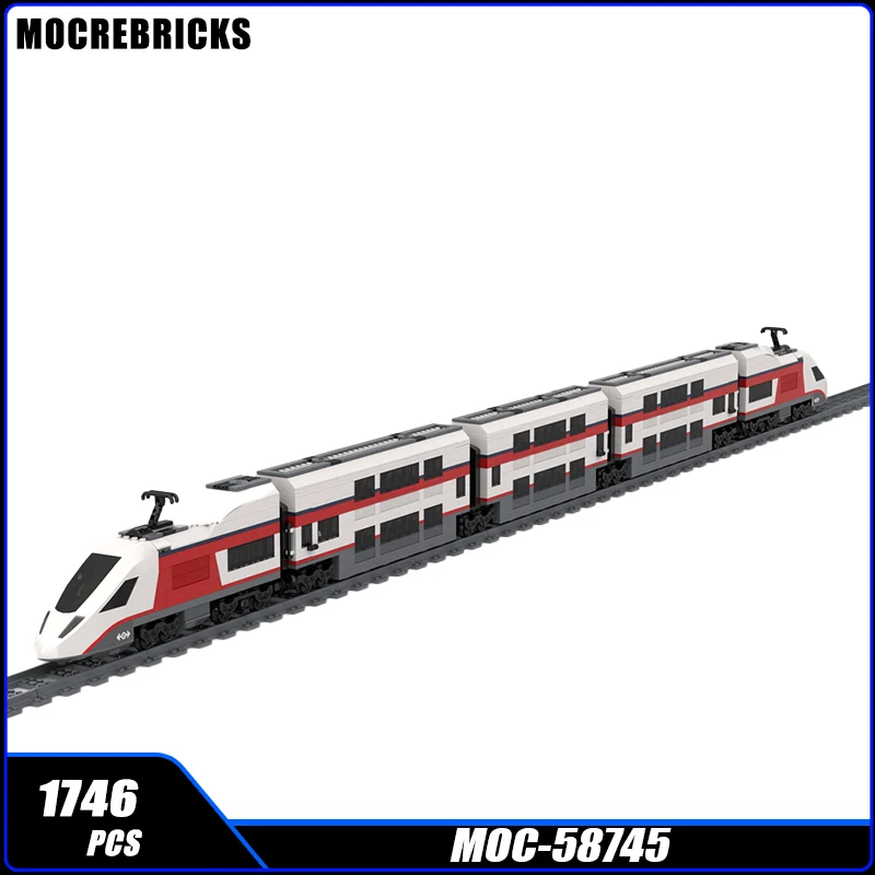 Urban Transportation Series 60051 High Speed Train MOC Building Blocks Model Bricks Display Creative Children Toys Gifts
Urban Transportation Series 60051 High Speed Train MOC Building Blocks Model Bricks Display Creative Children Toys Gifts