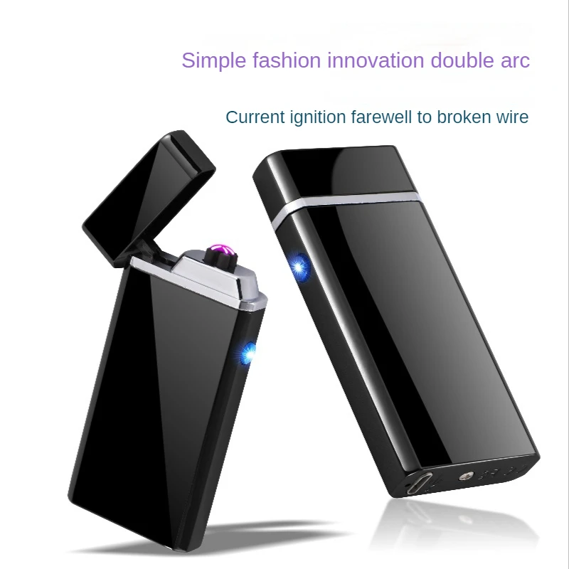 Hot Metal Pulse Dual Arc Plasma USB Electric Lighter Creative Flameless Outdoor Windproof Cigar Igniter for Men High-end Gift
Hot Metal Pulse Dual Arc Plasma USB Electric Lighter Creative Flameless Outdoor Windproof Cigar Igniter for Men High-end Gift