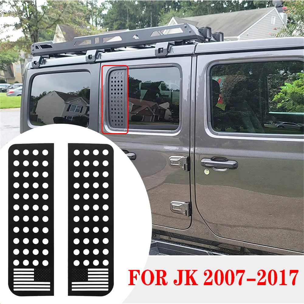2PCS Aluminum Alloy Car Rear Door Window Glass Strip Panel Trim For Jeep Wrangler JK 2007-2017 Accessories Black
2PCS Aluminum Alloy Car Rear Door Window Glass Strip Panel Trim For Jeep Wrangler JK 2007-2017 Accessories Black