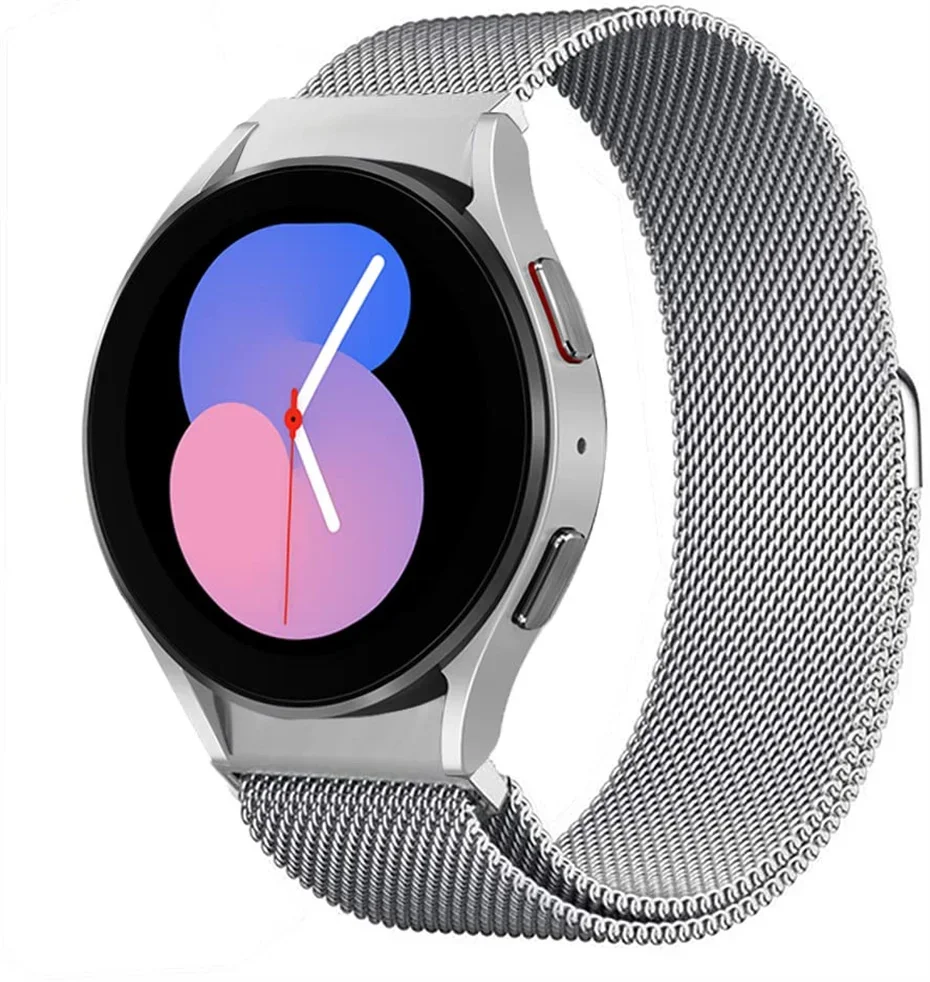 No Gaps Band For Samsung Galaxy Watch 6/4/5/5 pro 44mm 40mm 20mm Milanese Loop Bracelet Galaxy Watch 4-6 classic 43mm 47mm Band
No Gaps Band For Samsung Galaxy Watch 6/4/5/5 pro 44mm 40mm 20mm Milanese Loop Bracelet Galaxy Watch 4-6 classic 43mm 47mm Band