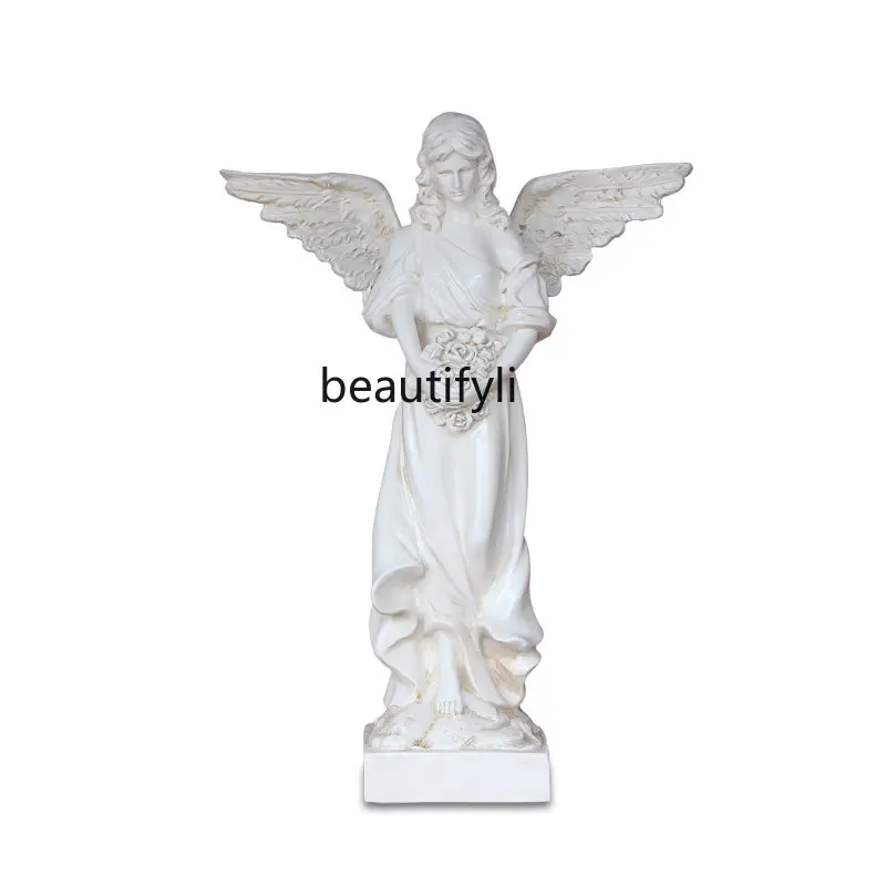 Road Lead Angel Plaster Statue European Courtyard Garden Sculpture Club Decoration Decoration Floor
Road Lead Angel Plaster Statue European Courtyard Garden Sculpture Club Decoration Decoration Floor