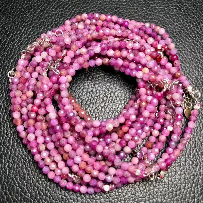 Natural Ruby Faceted Bracelet Fashion Jewelry Beaded Gemstone Handmade Delicate Yoga Healing Jewelry Gift 1pcs 3.4mm
Natural Ruby Faceted Bracelet Fashion Jewelry Beaded Gemstone Handmade Delicate Yoga Healing Jewelry Gift 1pcs 3.4mm