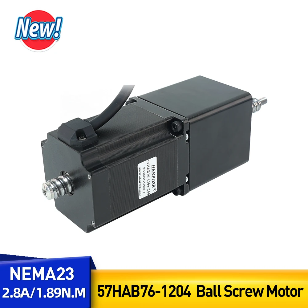 Шариковый винт 57 шаговый двигатель 57HAB76-1205-200MM с SFU1205/1210 для ЧПУ 3D принтера винт шаговый двигатель NEMA23
Шариковый винт 57 шаговый двигатель 57HAB76-1205-200MM с SFU1205/1210 для ЧПУ 3D принтера винт шаговый двигатель NEMA23