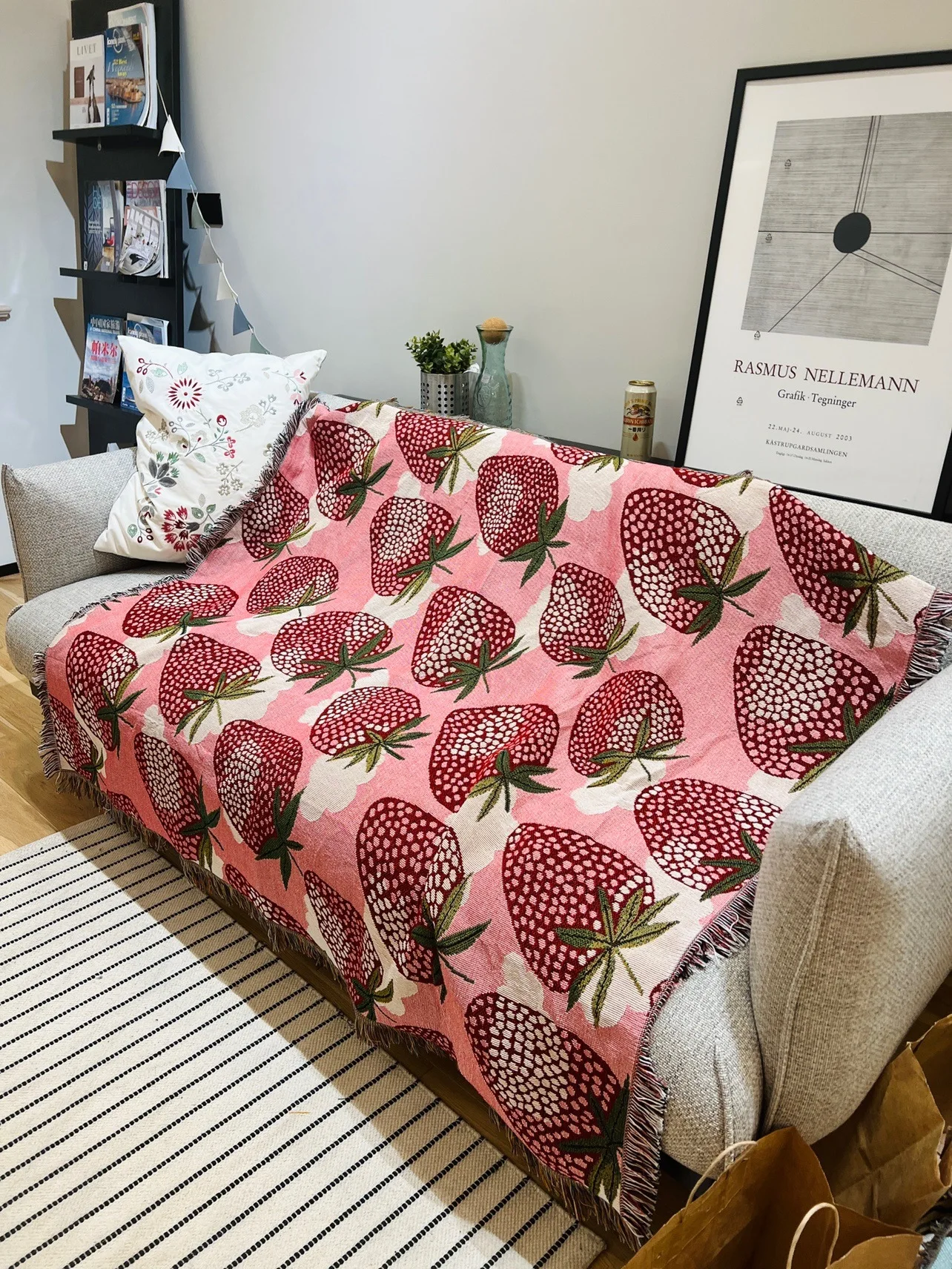 Pink Strawberry Knitted Blanket Multifunctional Tapestry Tablecloth Sofa Protectors Camping Decorations Napping Blankets Ponchos
Pink Strawberry Knitted Blanket Multifunctional Tapestry Tablecloth Sofa Protectors Camping Decorations Napping Blankets Ponchos
