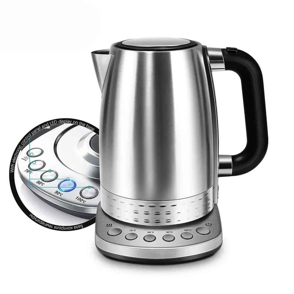 1.7L Electric Kettle Tea Coffee Thermo Pot Appliances Kitchen Smart Kettle With Temperature Control Keep-Warm Function Sonifer
1.7L Electric Kettle Tea Coffee Thermo Pot Appliances Kitchen Smart Kettle With Temperature Control Keep-Warm Function Sonifer