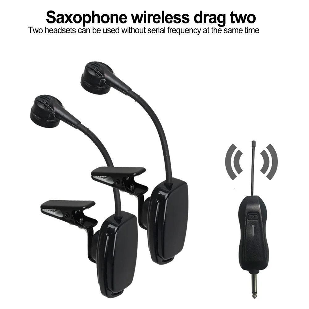 UHF Wireless Saxophone Microphone System Clip On Musical Instruments Wireless Receiver Transmitter For Saxophone Trumpet
UHF Wireless Saxophone Microphone System Clip On Musical Instruments Wireless Receiver Transmitter For Saxophone Trumpet