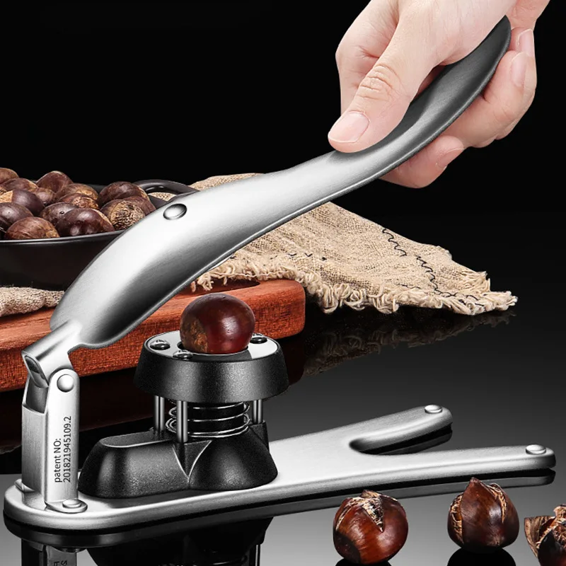 

2 In 1 Stainless Steel Chestnut Clip Nut Opener Cutter Quick Walnut Plier Nutcracker Sheller Kitchen Tools Cutter Kitchen Gadget