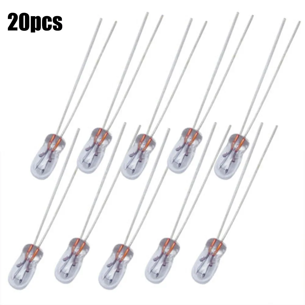 20pcs Miniature 3mm 12V Lamp Light Bulb Edison Incandescent Filament T3 Halogen Bulb For Car Dashboard Lights Indicator
20pcs Miniature 3mm 12V Lamp Light Bulb Edison Incandescent Filament T3 Halogen Bulb For Car Dashboard Lights Indicator