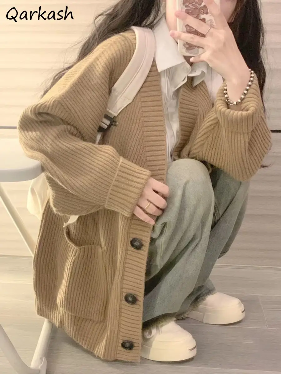 Cardigans Women Baggy Pockets Preppy Style Gentle Cozy Winter Design Students Autumn Vibe Leisure Popular Ulzzang Harajuku Y2k
Cardigans Women Baggy Pockets Preppy Style Gentle Cozy Winter Design Students Autumn Vibe Leisure Popular Ulzzang Harajuku Y2k