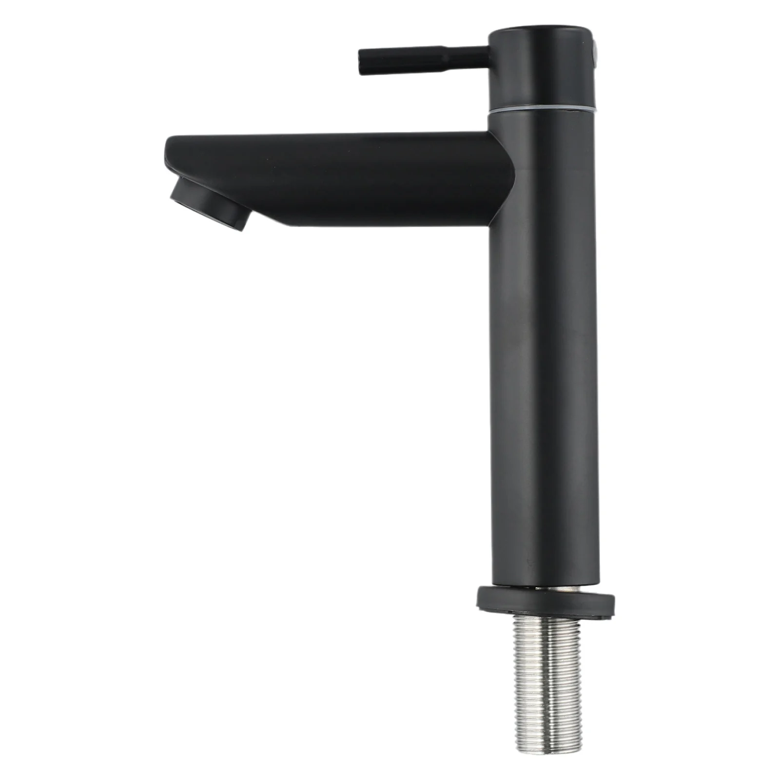 1PC Sliver/Black Stainless Steel Faucet Basin Kitchen Bathroom Mixer Sink Tap Cold Matte Sink Faucet Taps G1/2 Thread
1PC Sliver/Black Stainless Steel Faucet Basin Kitchen Bathroom Mixer Sink Tap Cold Matte Sink Faucet Taps G1/2 Thread
