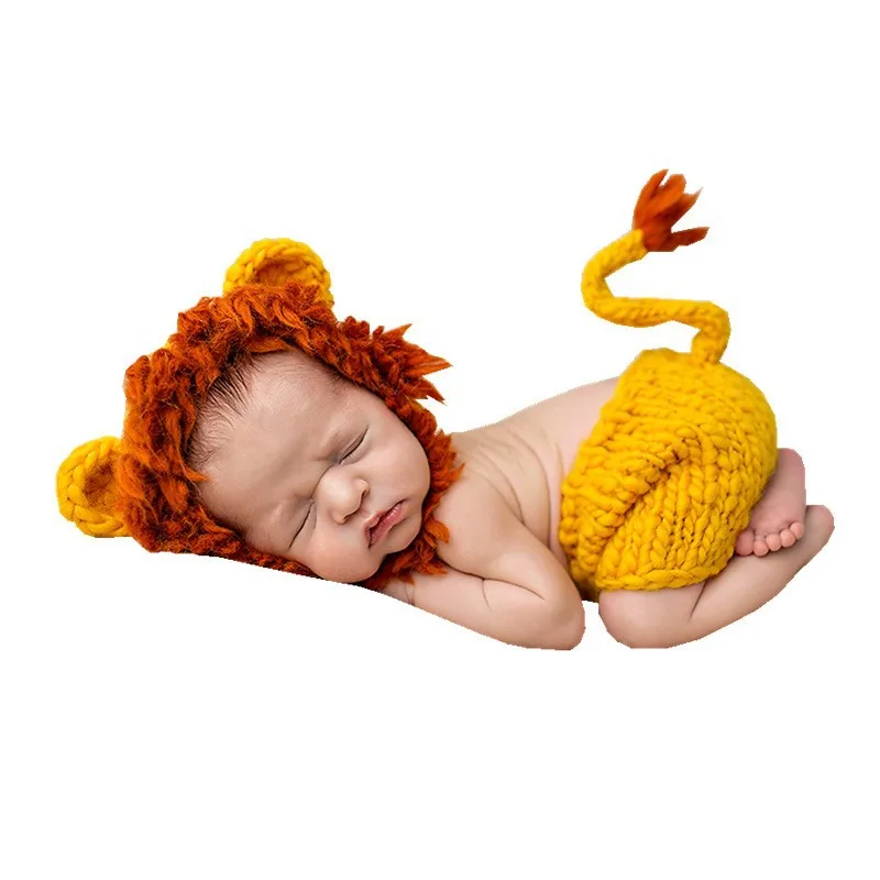 Children's Photography Clothing Baby Photography Lion Clothing Orange Little Lion Set New Born Baby Photoshoot Accessories
Children's Photography Clothing Baby Photography Lion Clothing Orange Little Lion Set New Born Baby Photoshoot Accessories