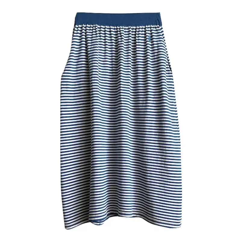 Women's Embroidered Blue Striped Knit Skirt 2023 NewFashion Vintage Female Loose Straight Elastic High Waist Casual Midi Jupe
Women's Embroidered Blue Striped Knit Skirt 2023 NewFashion Vintage Female Loose Straight Elastic High Waist Casual Midi Jupe