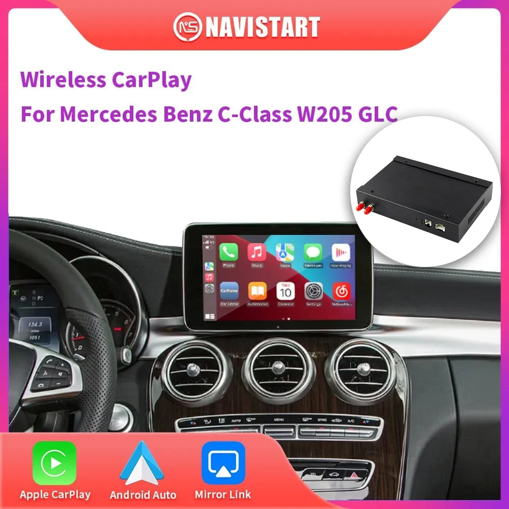 NAVISTART Wireless CarPlay Android Auto For Mercedes Benz C-Class W205 GLC 2015-2018 Mirror Link AirPlay Multimedia Car Play
NAVISTART Wireless CarPlay Android Auto For Mercedes Benz C-Class W205 GLC 2015-2018 Mirror Link AirPlay Multimedia Car Play