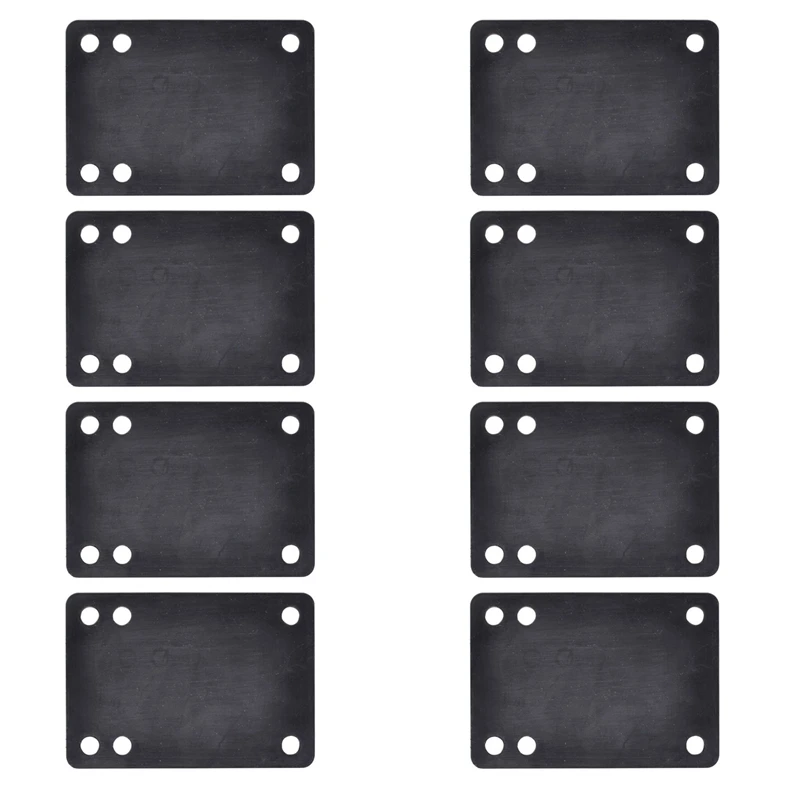 8Pcs Skateboard Risers Pads Longboard Riser Shock Pads Soft Rubber Pads 3Mm/0.12 Inch For Skateboard Longboard Trunk
8Pcs Skateboard Risers Pads Longboard Riser Shock Pads Soft Rubber Pads 3Mm/0.12 Inch For Skateboard Longboard Trunk
