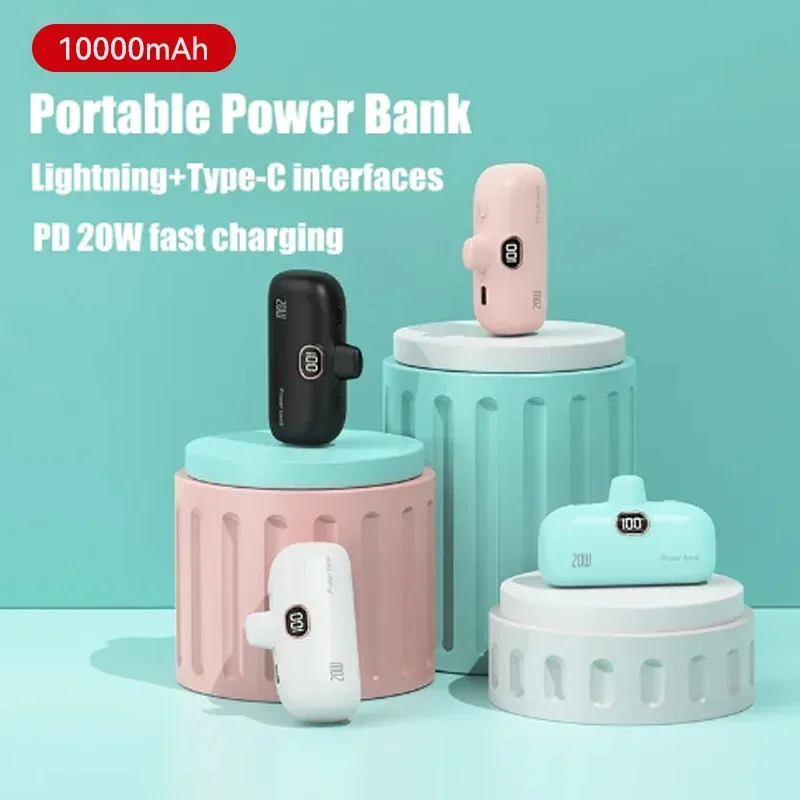 20000mAh Mini Power Bank Super Fast Charging Portable External Battery Small Portable Power Bank 20W Type-C Charger for iPhone
20000mAh Mini Power Bank Super Fast Charging Portable External Battery Small Portable Power Bank 20W Type-C Charger for iPhone