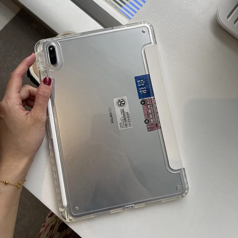 Чехол тройного сложения для планшета Huawei MatePad Pro 11 2024 11,5 Air 11,5 11 10,4 Pro 10,8, прозрачный акриловый жесткий чехол с держателем для карандашей
Чехол тройного сложения для планшета Huawei MatePad Pro 11 2024 11,5 Air 11,5 11 10,4 Pro 10,8, прозрачный акриловый жесткий чехол с держателем для карандашей