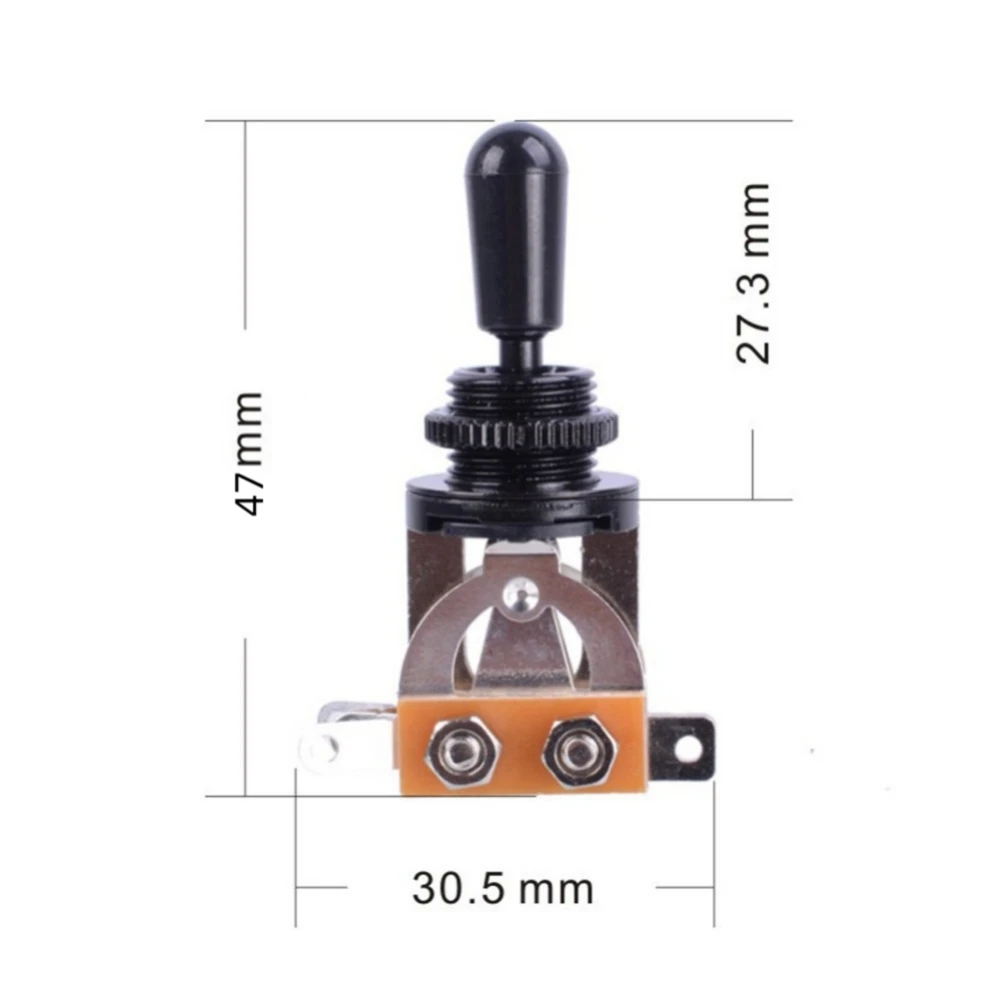 Selector 3 Way Guitar Toggle Switch Switch Toggle Black Electric Fittings For Les Paul Guitar Guitar Metal + Plastic 3 Way
Selector 3 Way Guitar Toggle Switch Switch Toggle Black Electric Fittings For Les Paul Guitar Guitar Metal + Plastic 3 Way