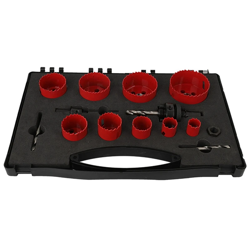 M42 Bimetallic Reamer 14PC Plastic Box Set Woodworking Drill PVC Gypsum Board Downlight Speaker Reamer Durable
M42 Bimetallic Reamer 14PC Plastic Box Set Woodworking Drill PVC Gypsum Board Downlight Speaker Reamer Durable