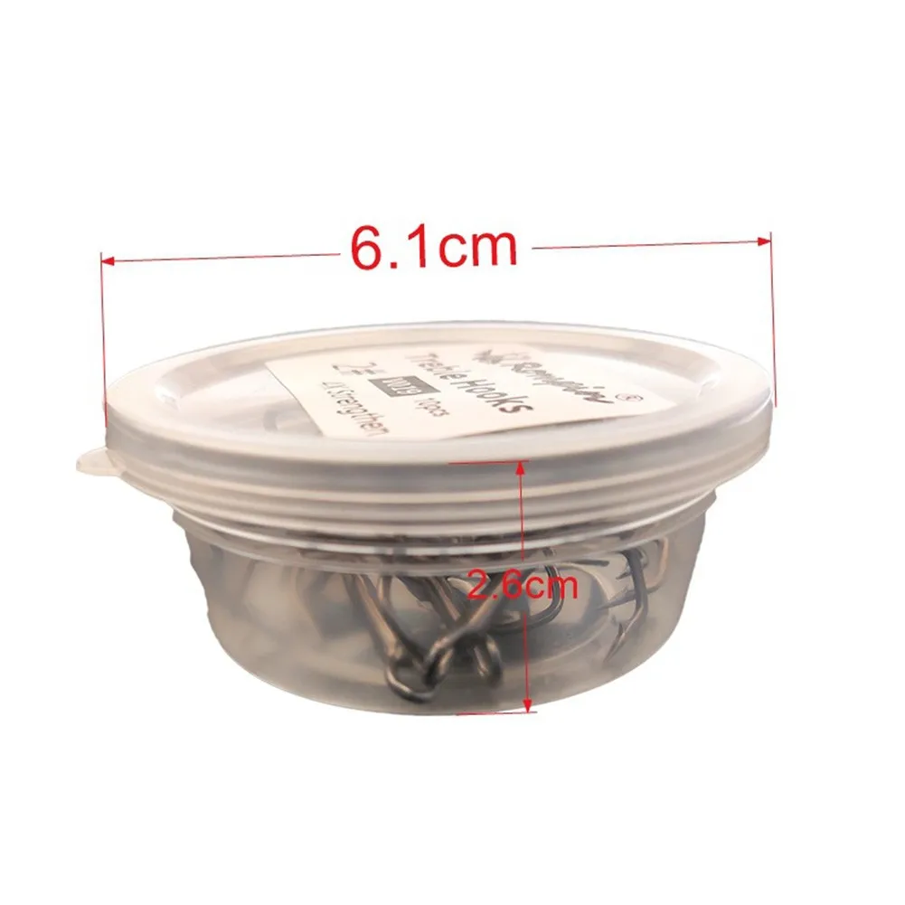 10pcs/box Treble Hook High Strength Hooks 2# 4# 6# 8# 10# 12# 14# High-Carbon Steel Saltwater Fishing Hook Fishing Tackle
10pcs/box Treble Hook High Strength Hooks 2# 4# 6# 8# 10# 12# 14# High-Carbon Steel Saltwater Fishing Hook Fishing Tackle