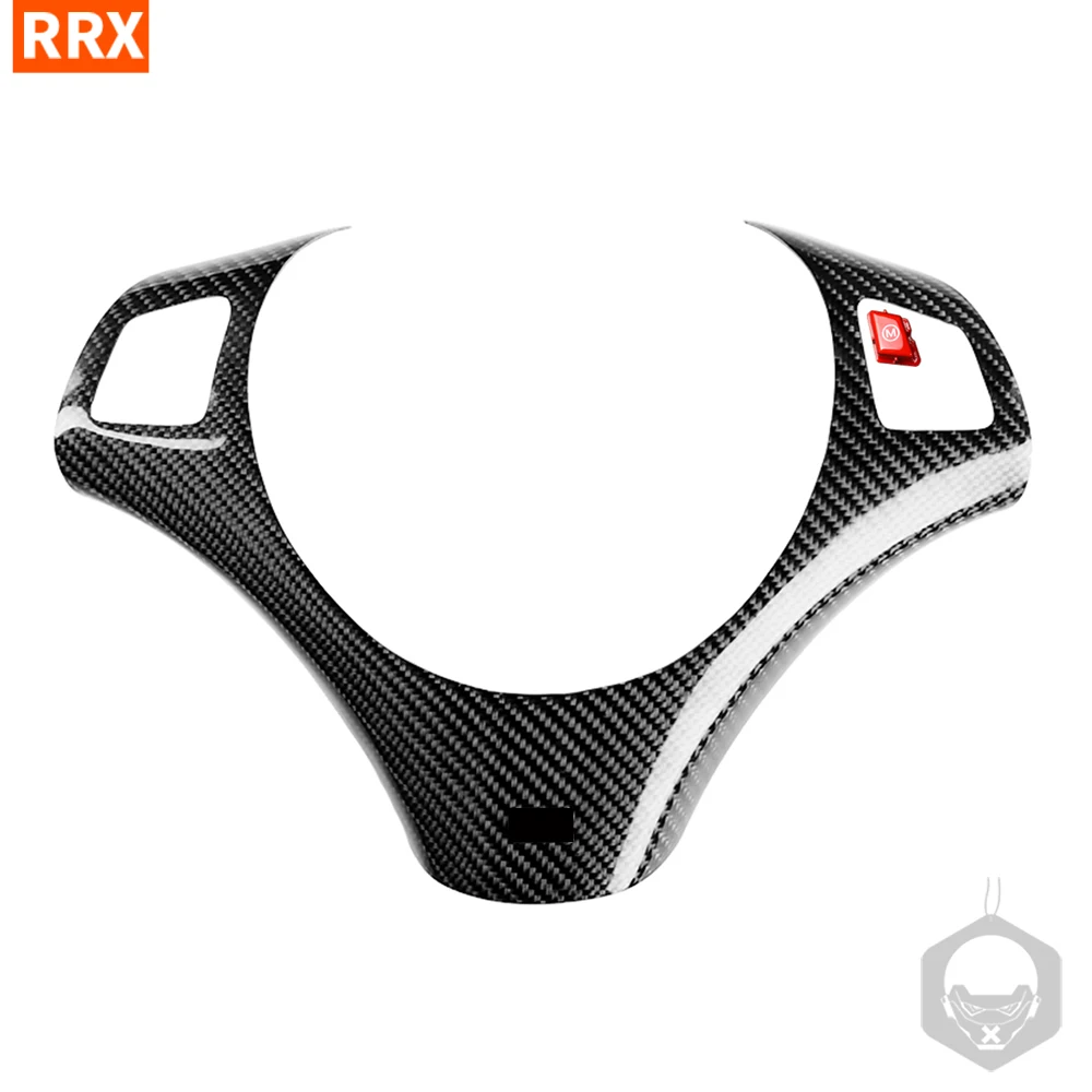 For BMW 3 Series E90 E92 E93 LCI 2008-2013 1 Series E87 E82 E88 Steering Wheel Refit Parts Dry Carbon Fiber Cover Trim 
For BMW 3 Series E90 E92 E93 LCI 2008-2013 1 Series E87 E82 E88 Steering Wheel Refit Parts Dry Carbon Fiber Cover Trim