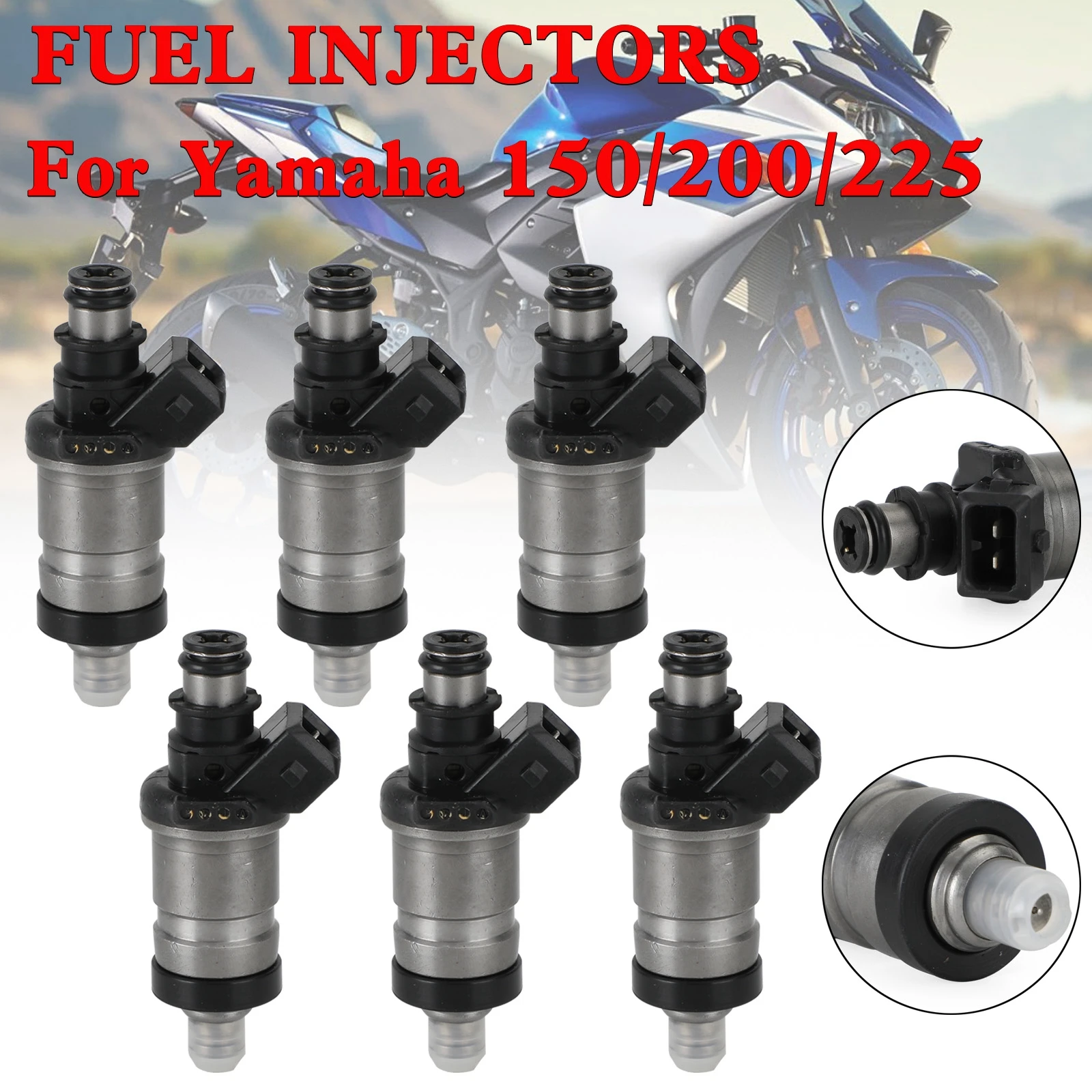 Топливный инжектор Areyourshop 65L-13761-00-00 для Yamaha 150/200/225 HP, аксессуары для 2-тактных двигателей, 6 шт. 
Топливный инжектор Areyourshop 65L-13761-00-00 для Yamaha 150/200/225 HP, аксессуары для 2-тактных двигателей, 6 шт.