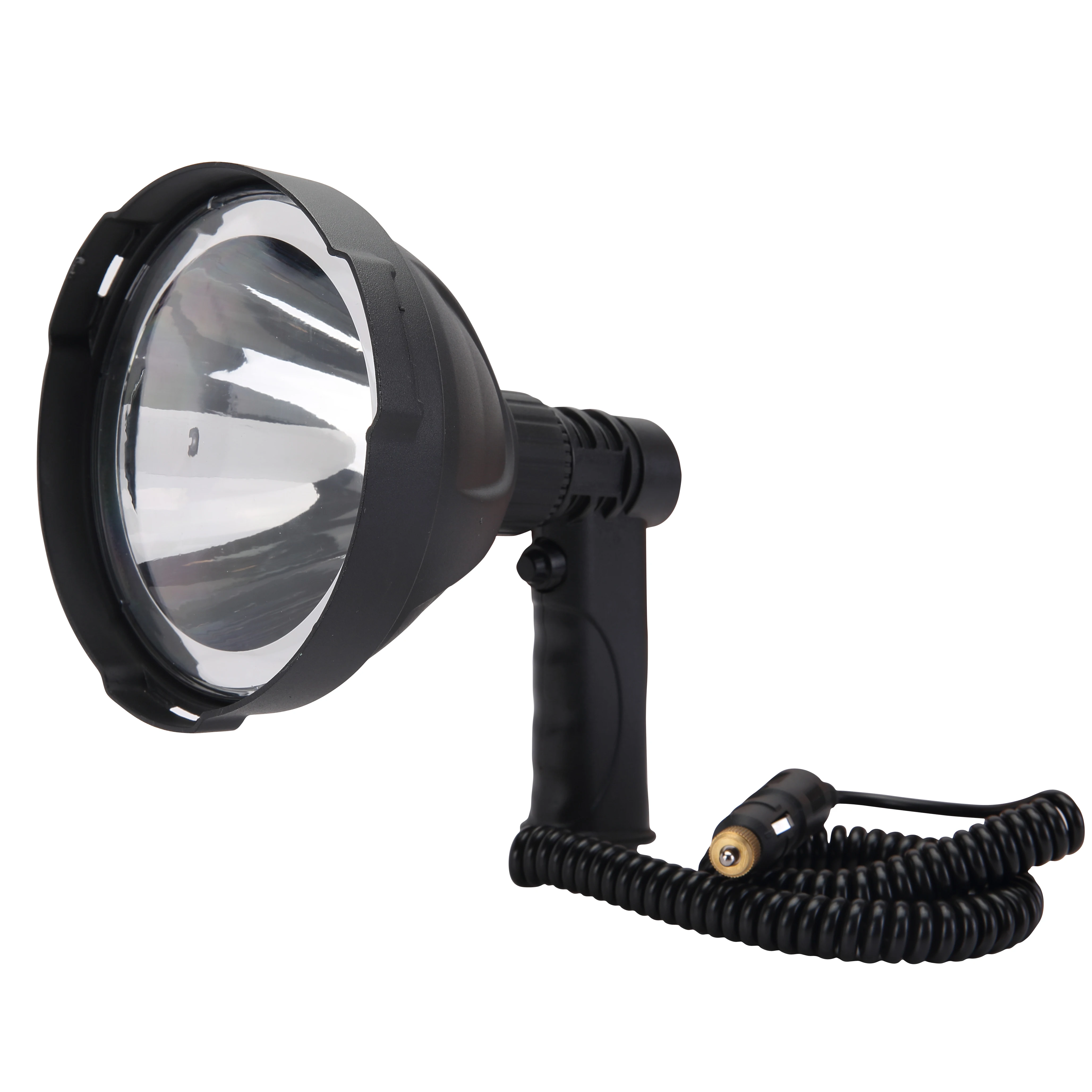 

Светодиодный прожектор высокой мощности 12 В, экстренный фонарь для кемпинга, ручной уличный прожектор черного цвета 80
