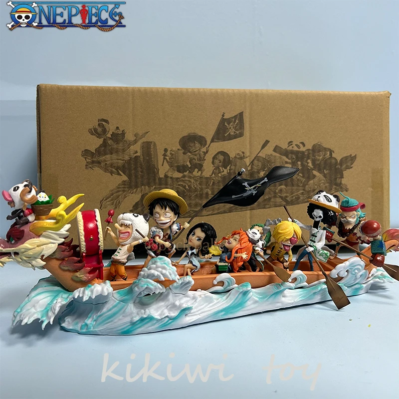 

One Piece Figure Anime Luffy Dragon Boat Team Nami Action Figure Pvc Gk Statue Figurine Model Doll Collection Room Decora Toys