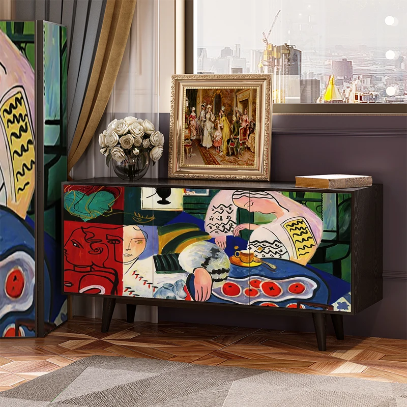 Luxury abstract cabinet sideboard solid wood integrated wall household all-solid wood multifunctional locker
Luxury abstract cabinet sideboard solid wood integrated wall household all-solid wood multifunctional locker