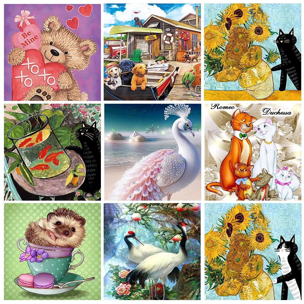 Animal 5D Diamond Painting Art Cat Bird Diamond Painting Mosaic Full Diamond Embroidery Painting Home Decoration Diamond Art
Animal 5D Diamond Painting Art Cat Bird Diamond Painting Mosaic Full Diamond Embroidery Painting Home Decoration Diamond Art