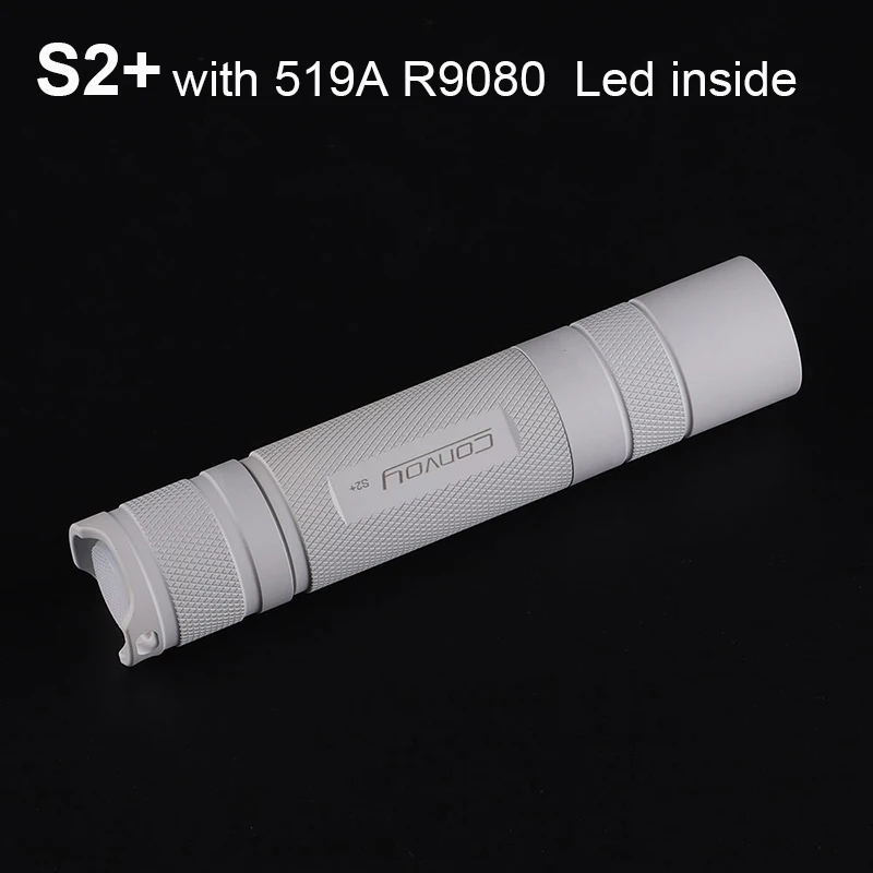 

Mao Convoy S2 Plus 519A R9080 Flashlight Linterna Led Torch High Powerful 18650 Flash Light Camping Fishing Lamp 5A 12 Groups