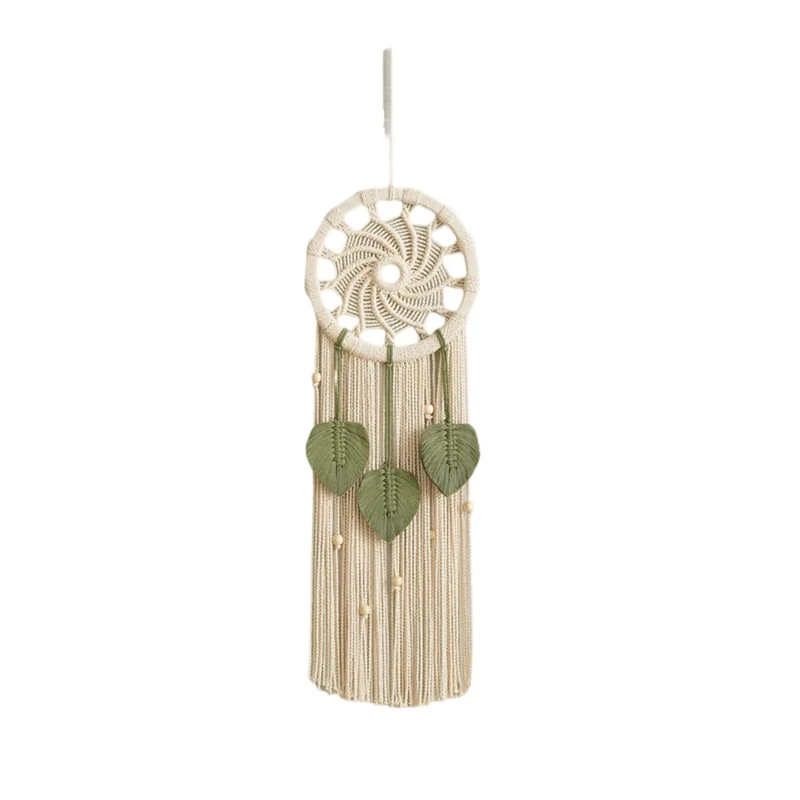 Boho Dream Catcher Macrame Wall Hanging with Tassels 6 S1bf1c59b4bf747b2bce1fe691ed68f076