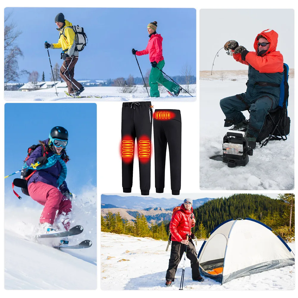 USB Charging Warm Heating Pants 3 Temperature Control 3 Heated Areas Warm Heated Trousers Waterproof for Fishing Hiking Camping
USB Charging Warm Heating Pants 3 Temperature Control 3 Heated Areas Warm Heated Trousers Waterproof for Fishing Hiking Camping