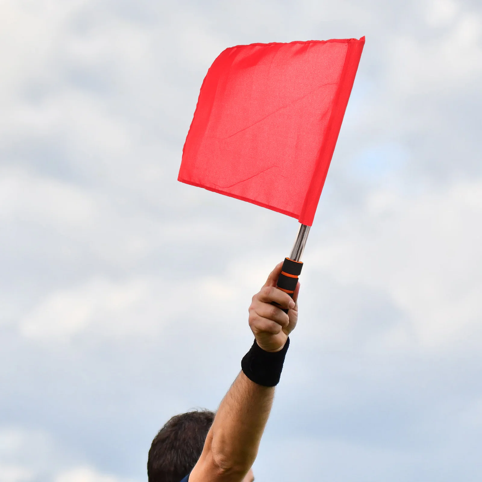 

Healeved Red Red Red Red Red Red Red Flagsssssss 3Pcs Referee Red Red Red Red Red Red Flagsssssss Stainless Steel Rod Sponge