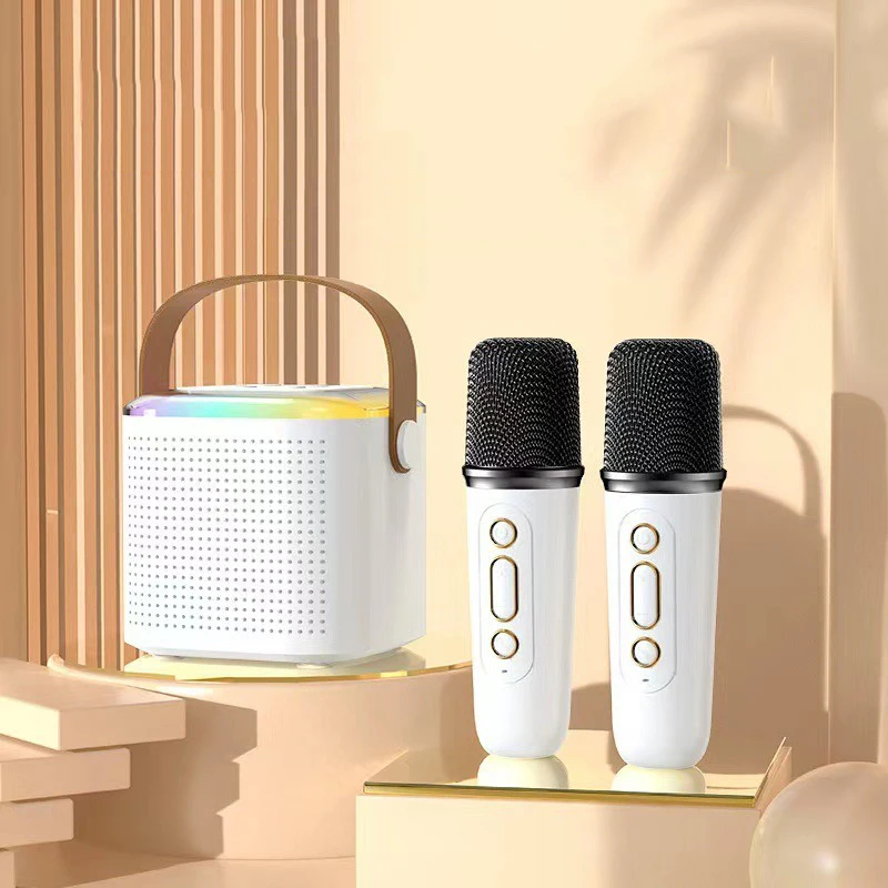 For Y1 Karaoke Machine Portable Bluetooth 5.3 Speaker 2 Wireless Microphones LED Music Rhythm Light Home Family Singing Machine
For Y1 Karaoke Machine Portable Bluetooth 5.3 Speaker 2 Wireless Microphones LED Music Rhythm Light Home Family Singing Machine