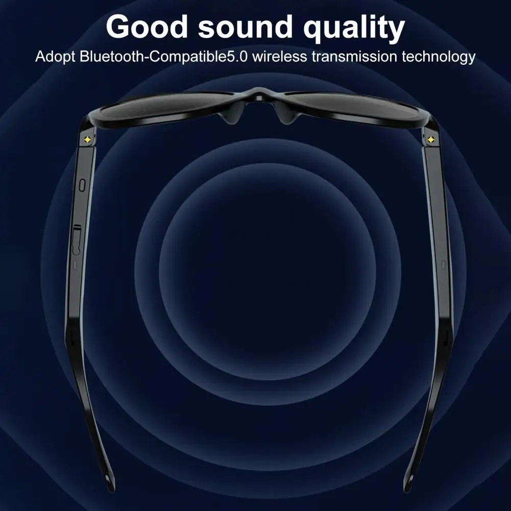 Stylish Wireless Sunglasses Detachable Polarized Lens Touch Control Ultra Light Smart Glasses for Climbing
Stylish Wireless Sunglasses Detachable Polarized Lens Touch Control Ultra Light Smart Glasses for Climbing