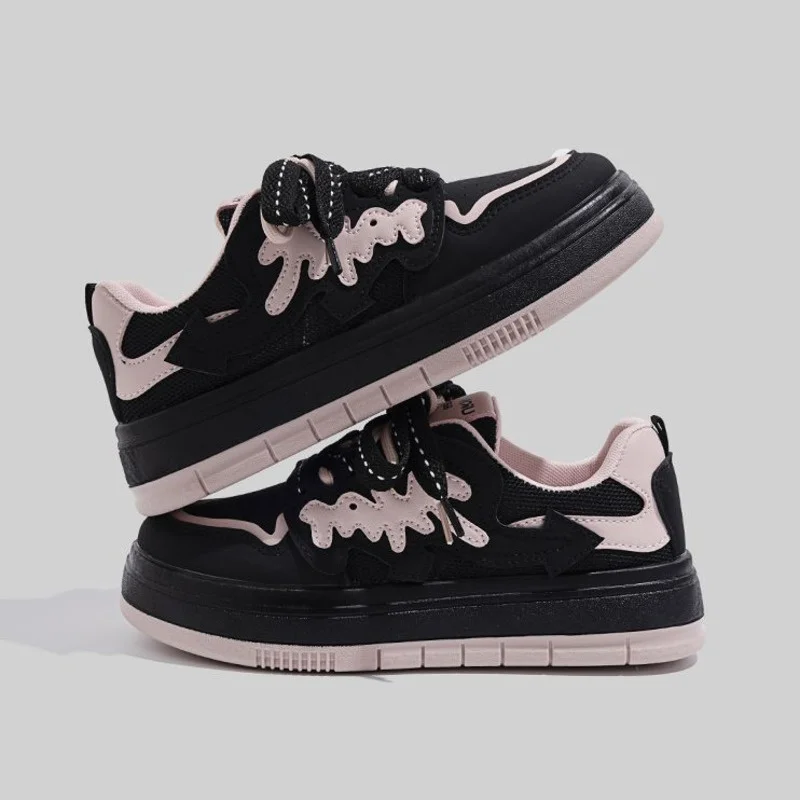 Trendy Black Pink Shoes Y2k Hip Hop Casual Board Shoes 2023 New Women's Shoes Skateboard Sports Ankle Boots Female Girls Gifts
Trendy Black Pink Shoes Y2k Hip Hop Casual Board Shoes 2023 New Women's Shoes Skateboard Sports Ankle Boots Female Girls Gifts