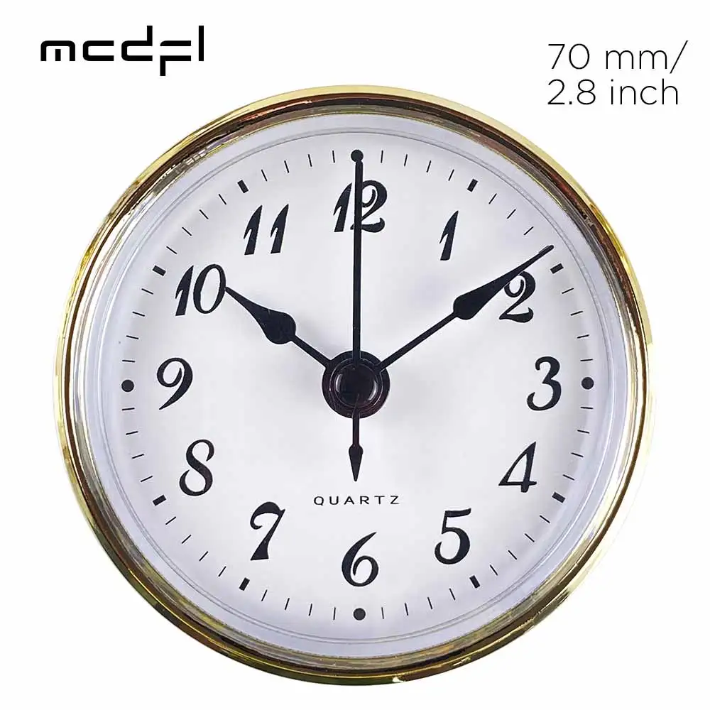 MCDFL Round Clock Insert Arabic Numeral Quartz Movement Roman Bedside Antique Watch Desk Decoration Table DIY Parts 70mm 2.8inch
MCDFL Round Clock Insert Arabic Numeral Quartz Movement Roman Bedside Antique Watch Desk Decoration Table DIY Parts 70mm 2.8inch