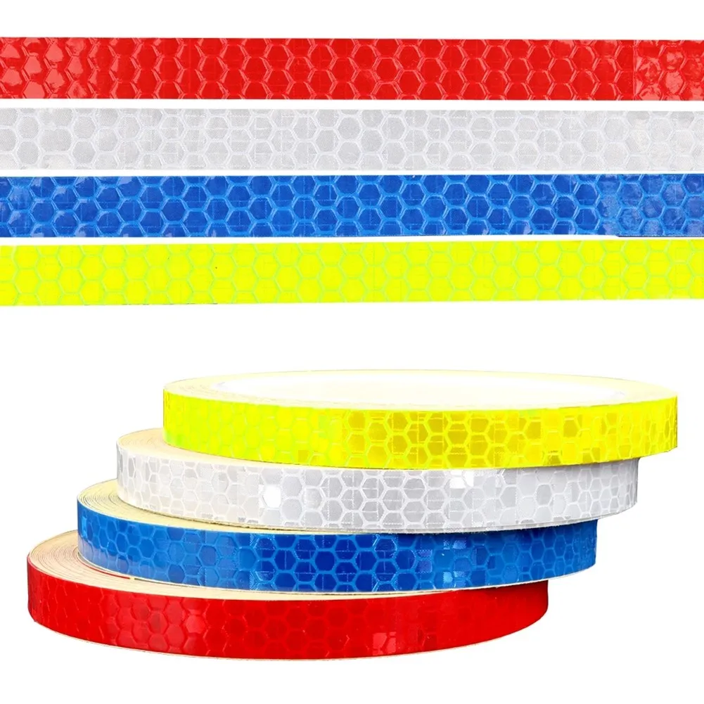 Reflective Tape PVC Bicycle Wheel Reflect Fluorescent Sticker Bike Reflective Sticker Strip Tape For Cycling Warning Safety
Reflective Tape PVC Bicycle Wheel Reflect Fluorescent Sticker Bike Reflective Sticker Strip Tape For Cycling Warning Safety