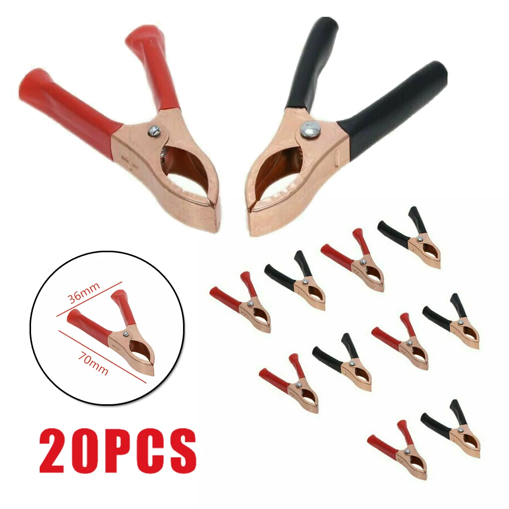 20 PCS Car Battery Clip Cables Alligator Clips Charger Clamp Repair Tools For Battery Chargers 70 Mm Professional Hand Tools
20 PCS Car Battery Clip Cables Alligator Clips Charger Clamp Repair Tools For Battery Chargers 70 Mm Professional Hand Tools