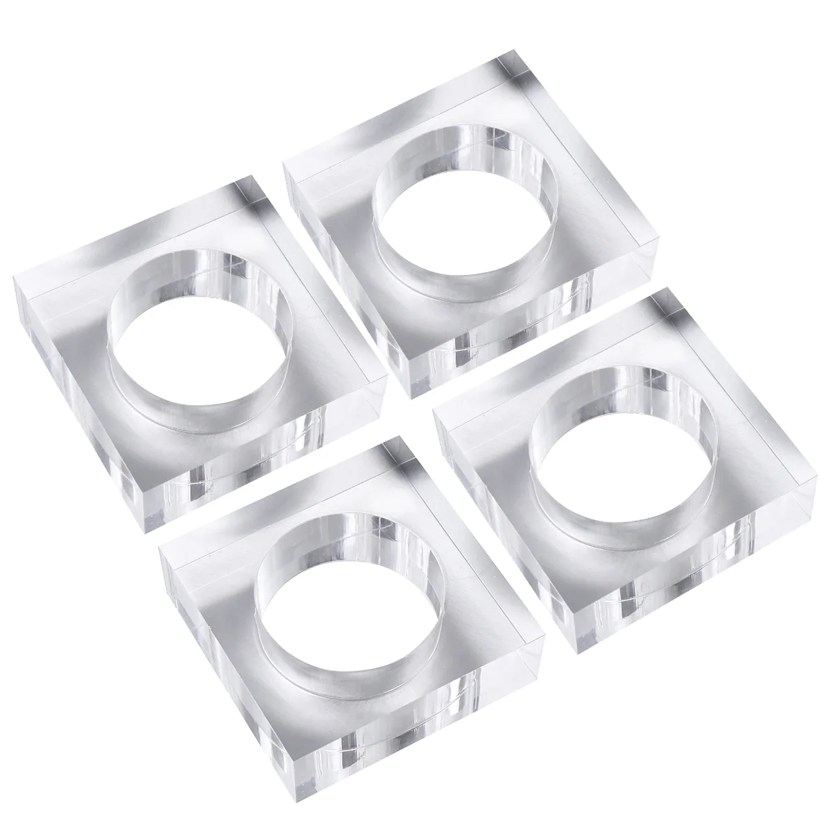 Acrylic Square Napkin Rings Decorative Napkin Holders for Wedding Banquet Party Dinner Table Decoration (Transparent )
Acrylic Square Napkin Rings Decorative Napkin Holders for Wedding Banquet Party Dinner Table Decoration (Transparent )