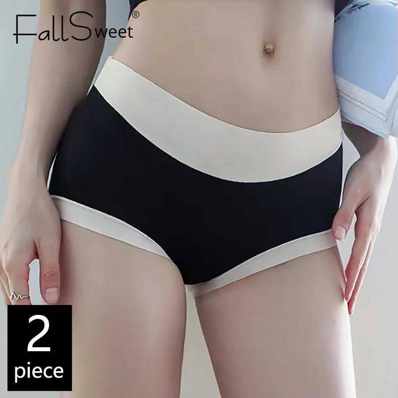 Женские бесшовные трусики FallSweet, удобное нижнее белье из модала и хлопка, трусики со средней посадкой, нижнее белье для девушек, 2 шт./комплект
Женские бесшовные трусики FallSweet, удобное нижнее белье из модала и хлопка, трусики со средней посадкой, нижнее белье для девушек, 2 шт./комплект