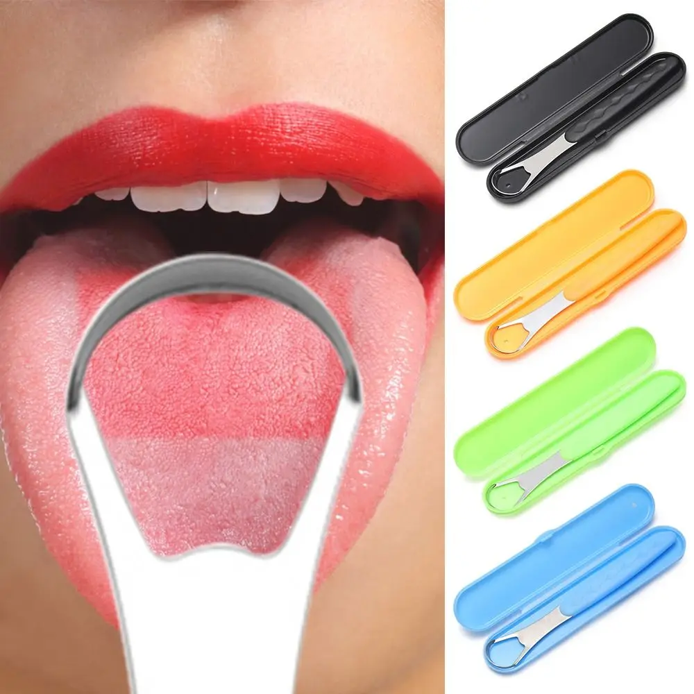 Kids Oral Mouth Cleaner Tool Portable Tongue Scrapers with Travel Cases Stainless Steel Tongue Brush Metal Tongue Cleaner
Kids Oral Mouth Cleaner Tool Portable Tongue Scrapers with Travel Cases Stainless Steel Tongue Brush Metal Tongue Cleaner