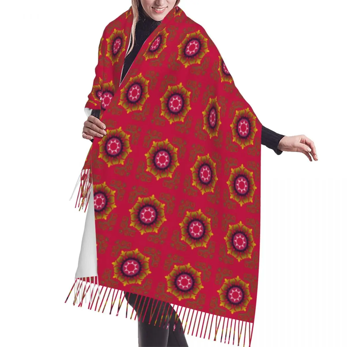 Multicolor Pattern In The Arabian Style Scarf Wrap Women Long Winter Fall Warm Tassel Shawl Fashion Luxury Versatile Scarves
Multicolor Pattern In The Arabian Style Scarf Wrap Women Long Winter Fall Warm Tassel Shawl Fashion Luxury Versatile Scarves