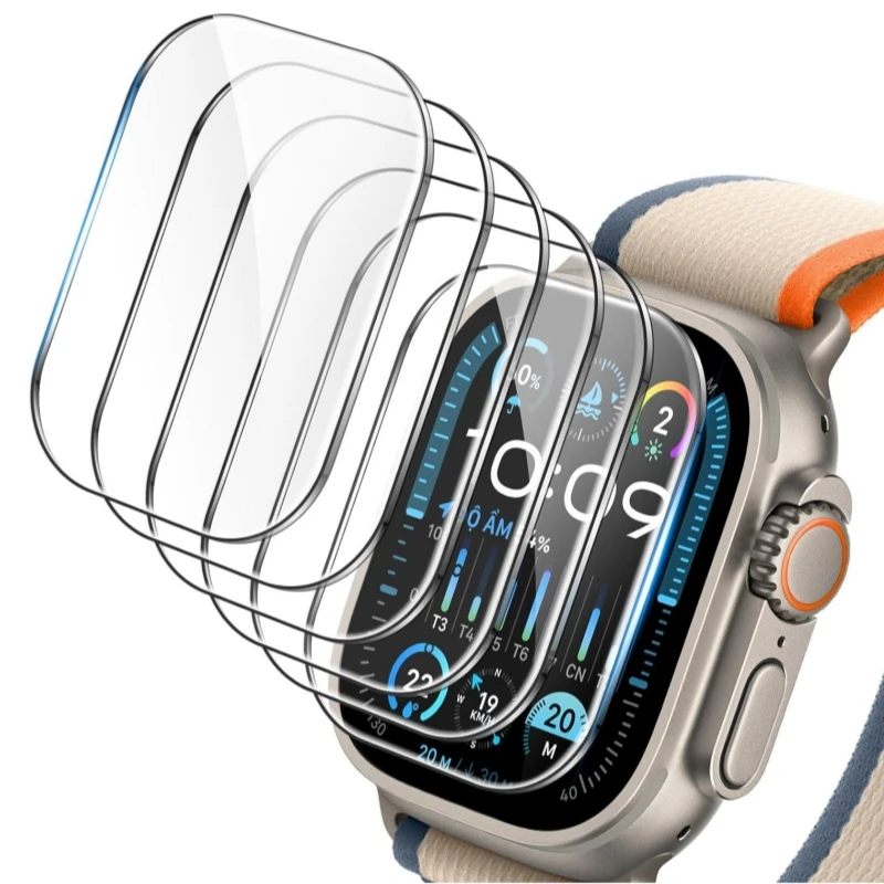 5Pcs HD Tempered Glass For Apple Watch Ultra 2 49mm Accessories Anti-Scratch Waterproof Screen Protector For iWatch Ultra 49 mm
5Pcs HD Tempered Glass For Apple Watch Ultra 2 49mm Accessories Anti-Scratch Waterproof Screen Protector For iWatch Ultra 49 mm