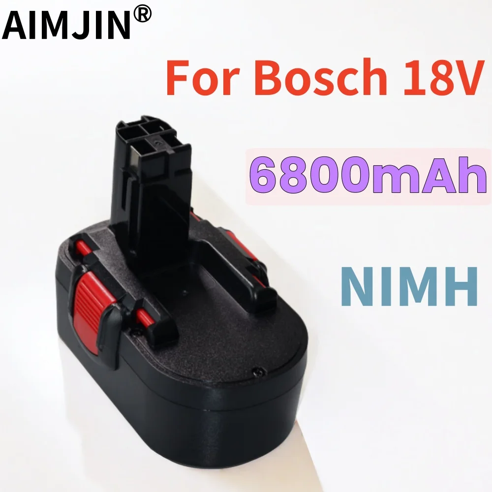 18V 6800mAh Rechargeable Battery for Bosch BAT025 BAT026 BAT160 2607335277 2607335535 2607335735 PSR 18 VE-2 GSR
18V 6800mAh Rechargeable Battery for Bosch BAT025 BAT026 BAT160 2607335277 2607335535 2607335735 PSR 18 VE-2 GSR