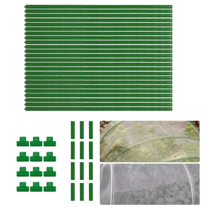 Grow Tunnel For Greenhouse Portable Gardening Bed Tunnel Support Hoops Frame Rust-Proof Fiberglass Garden Hoops For Raised Beds
Grow Tunnel For Greenhouse Portable Gardening Bed Tunnel Support Hoops Frame Rust-Proof Fiberglass Garden Hoops For Raised Beds